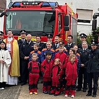 Segnung der Feuerwehr in Schloßborn