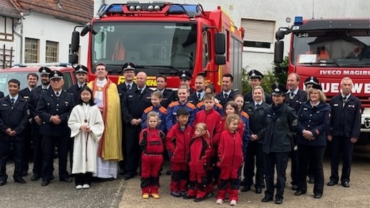 Segnung der Feuerwehr in Schloßborn